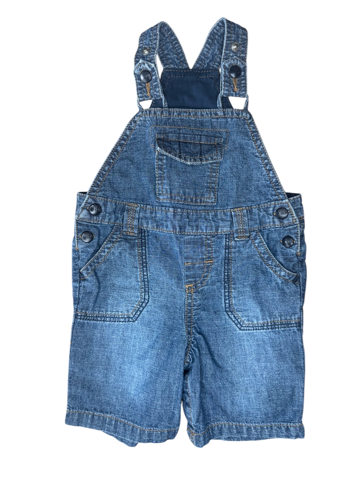 Denim dungarees size 80