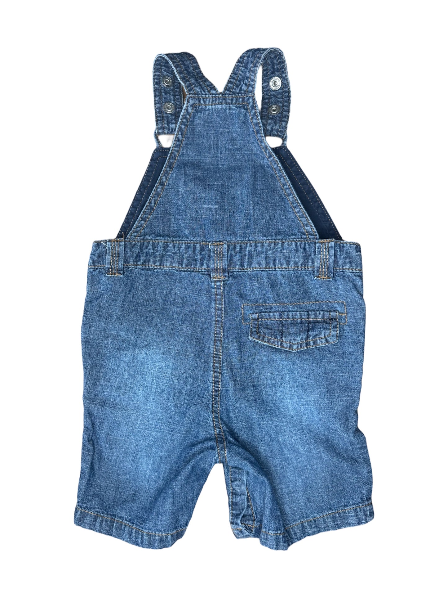 Denim dungarees size 80